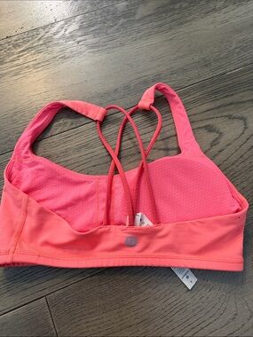 lululemon athletica Coral Pink Strappy Sports Bra size 4